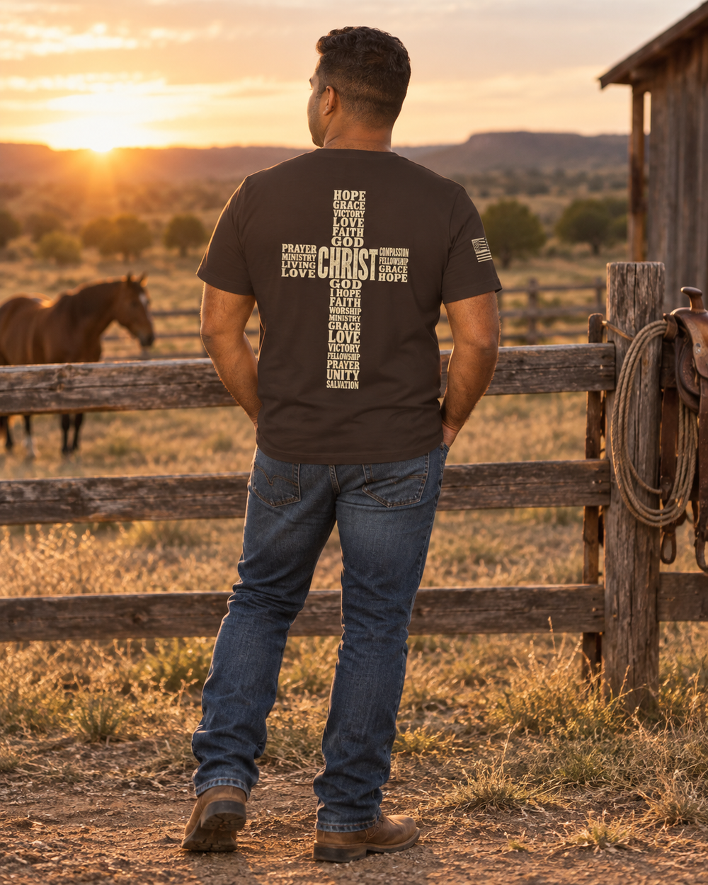 Christ Word Art Tee