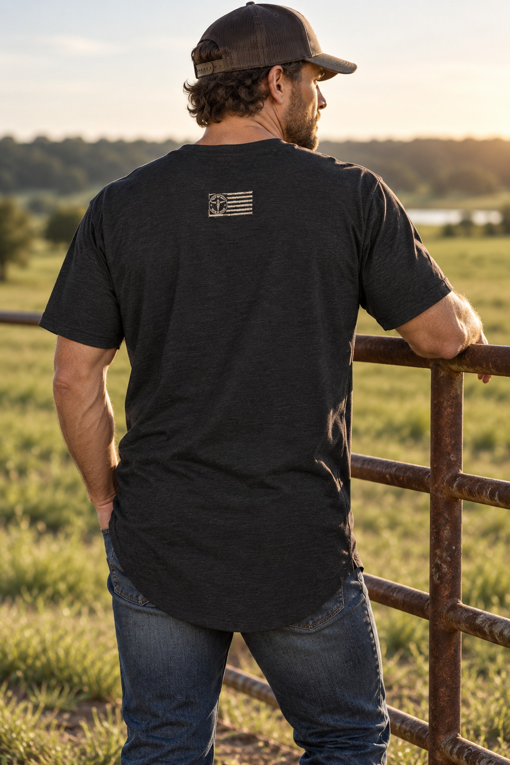 Redeemed Long Tee — product view 3