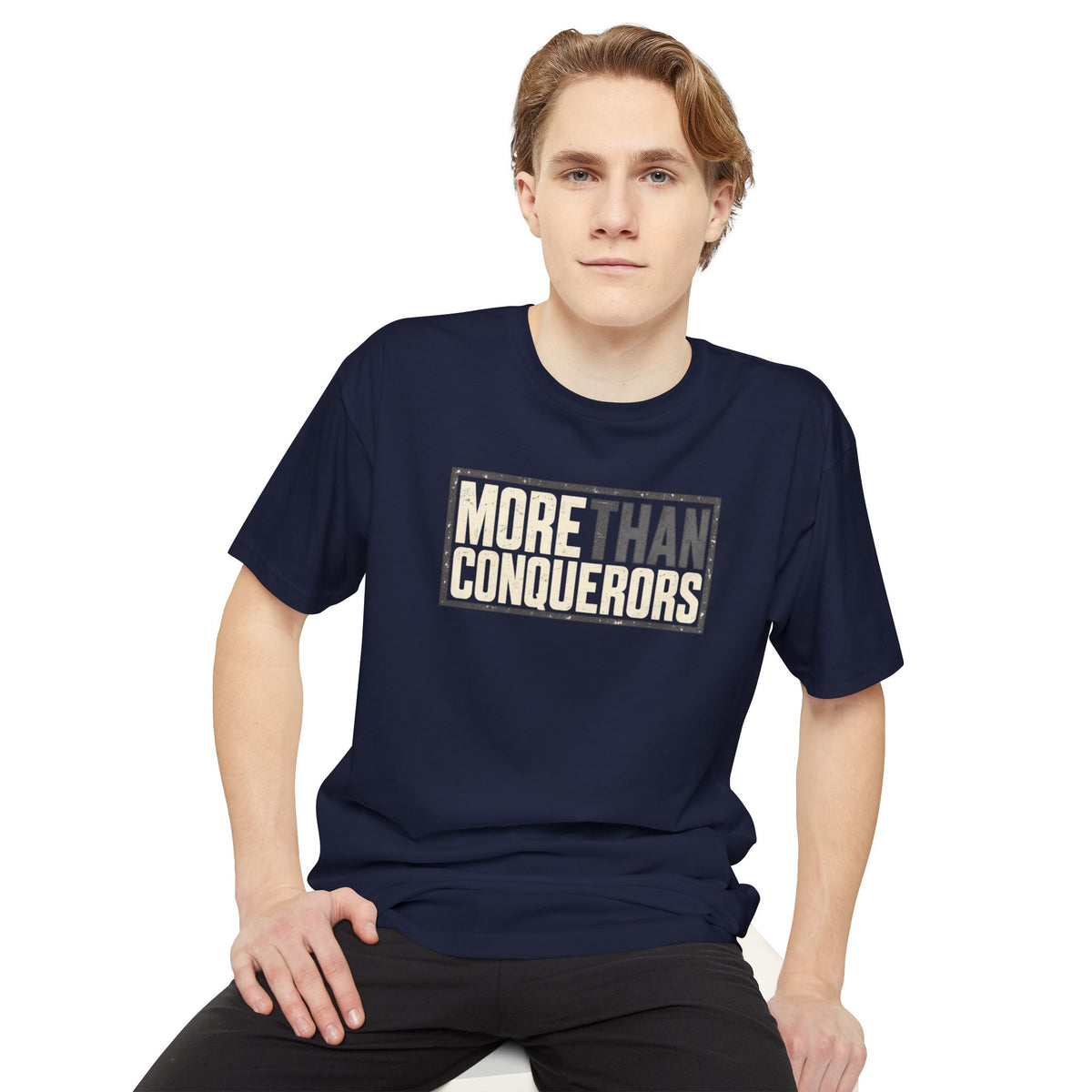 More Than Conquerors Long Tee — product view 8