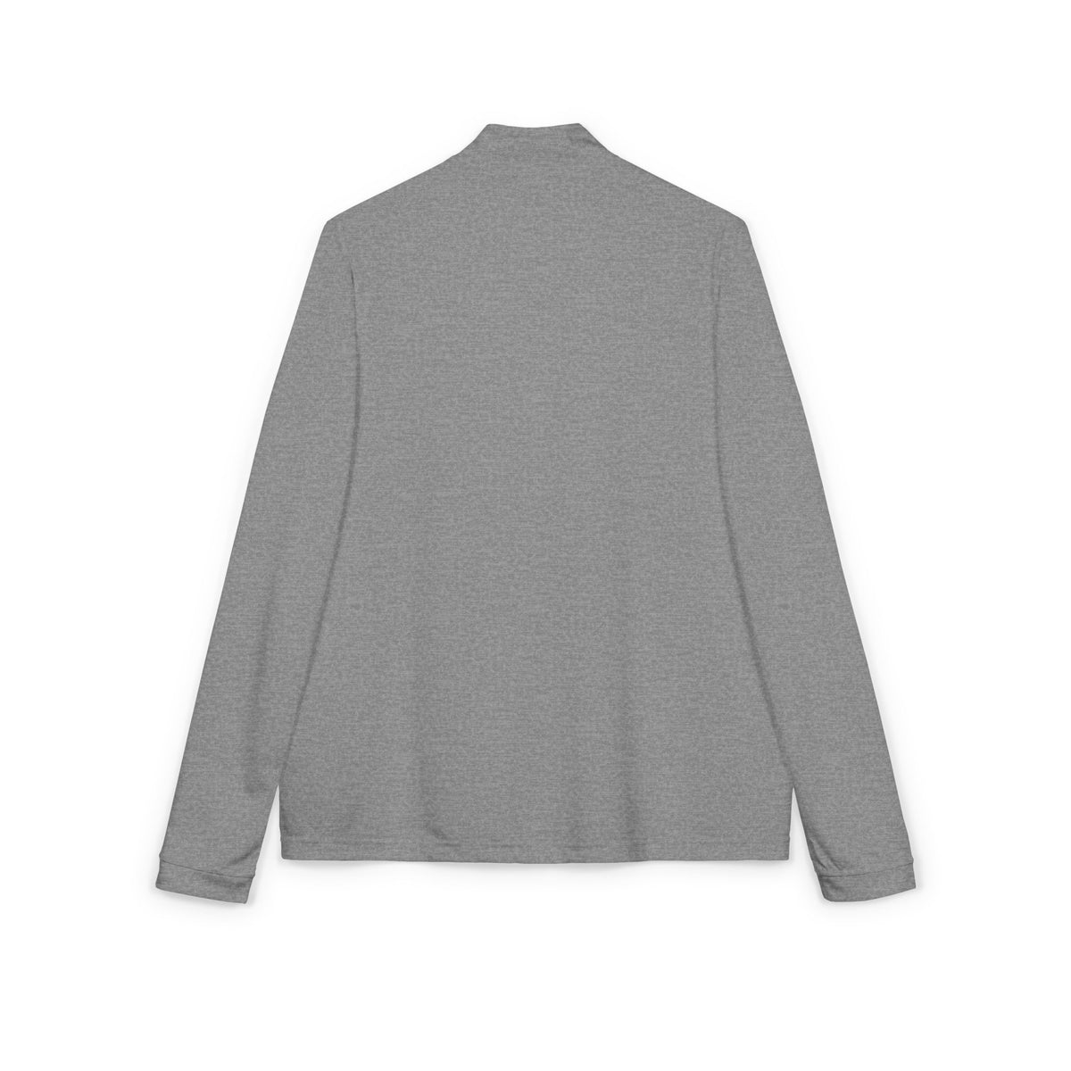 LFD adidas Quarter-Zip — Black Heather, back view
