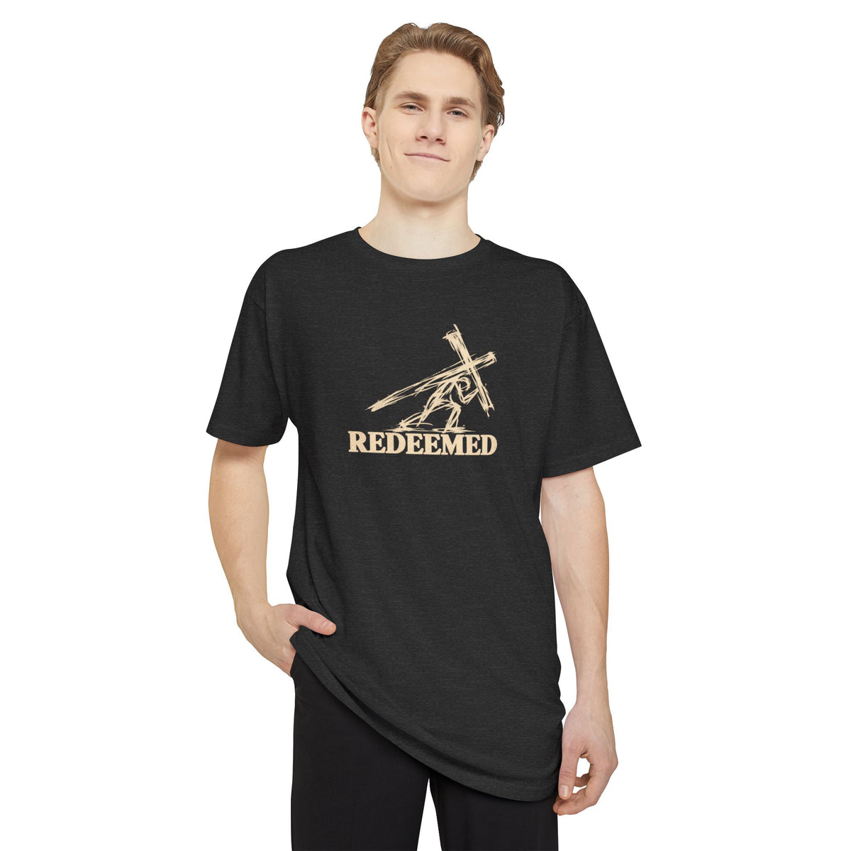 Redeemed Long Tee — product view 5
