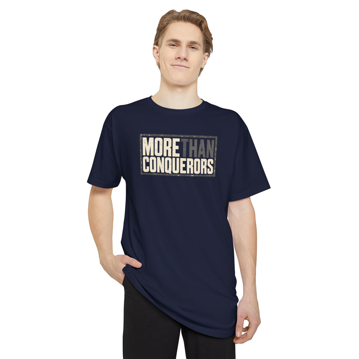 More Than Conquerors Long Tee — product view 6