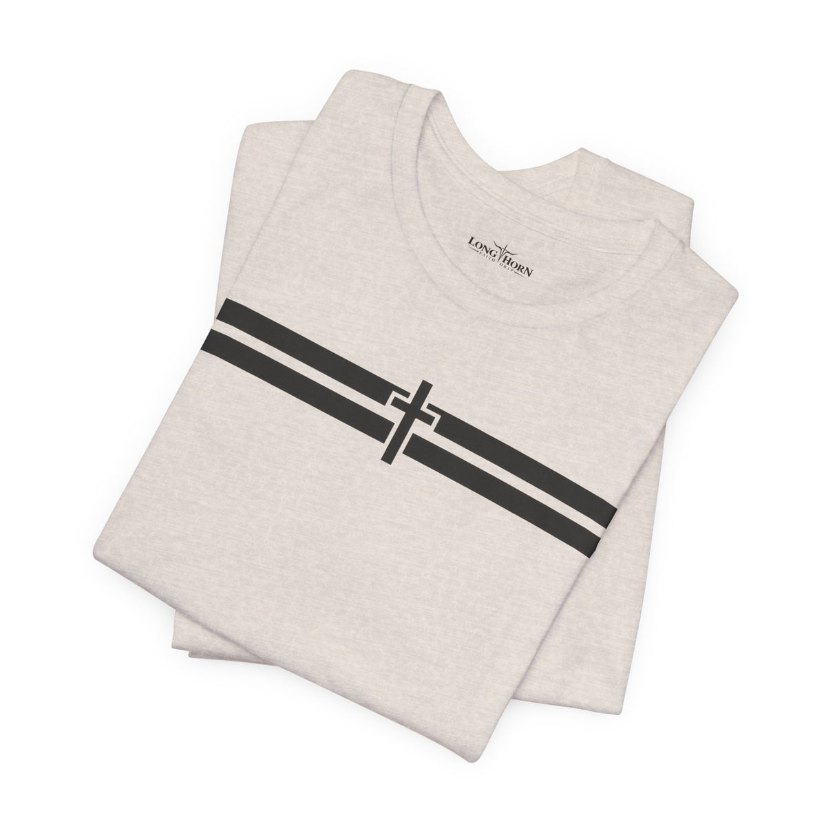 CROSS STRIPE Tee - Light — product view 15