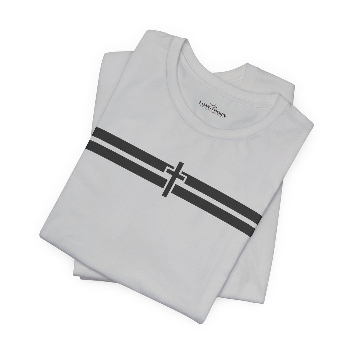 CROSS STRIPE Tee - Light — product view 9