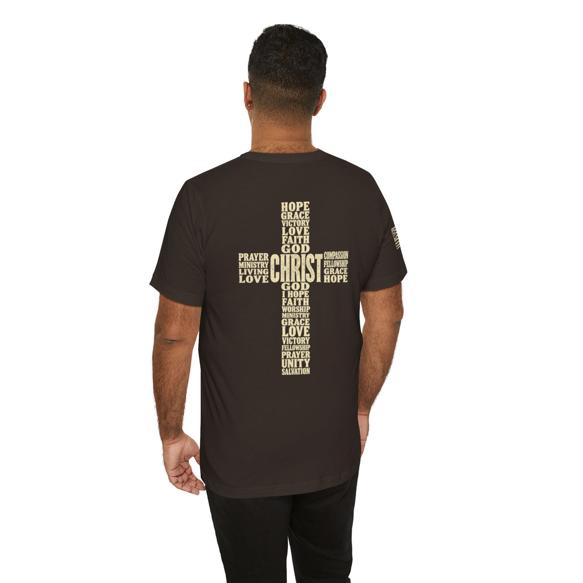 Christ Word Art Graphic Tee — product view 6