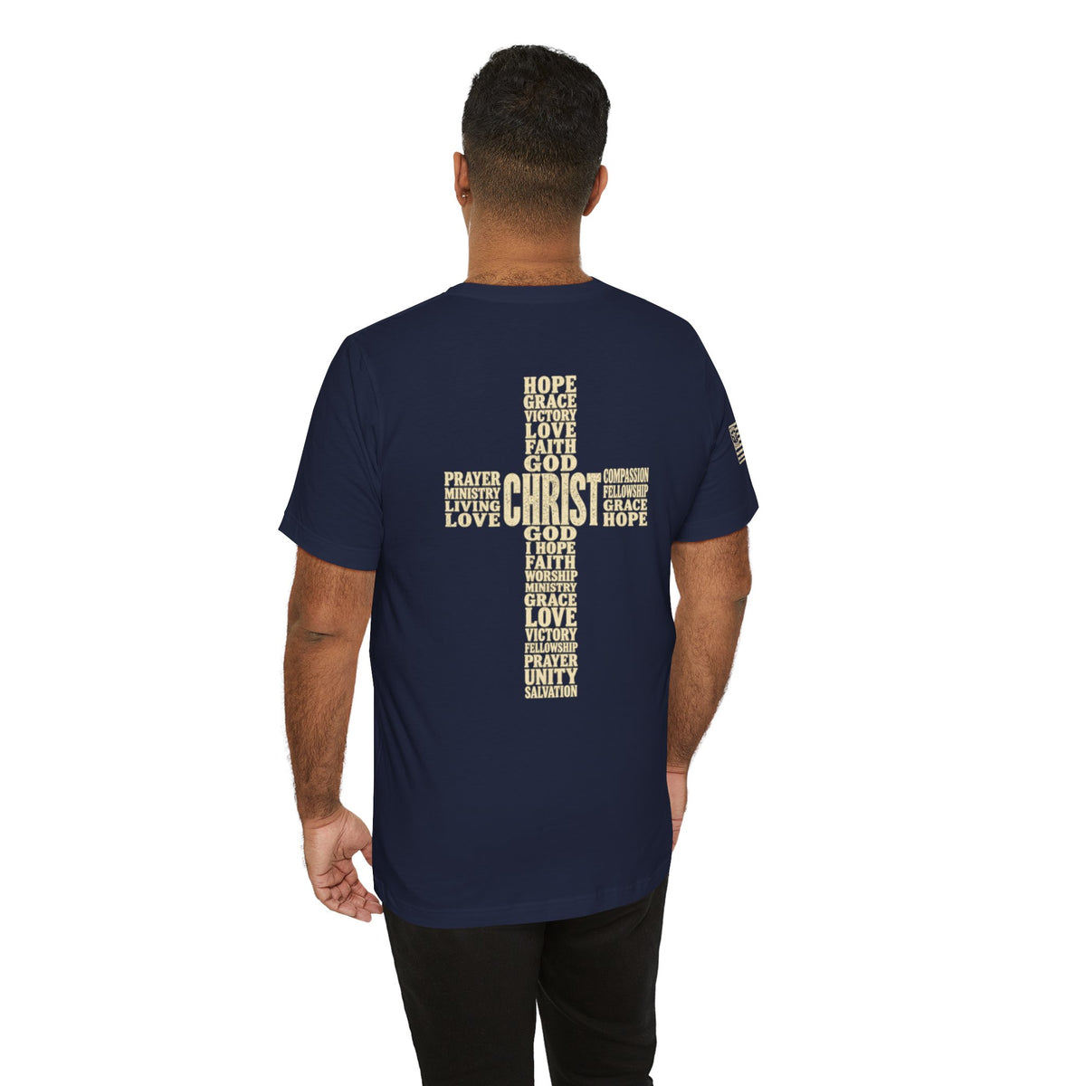 Christ Word Art Graphic Tee — product view 12