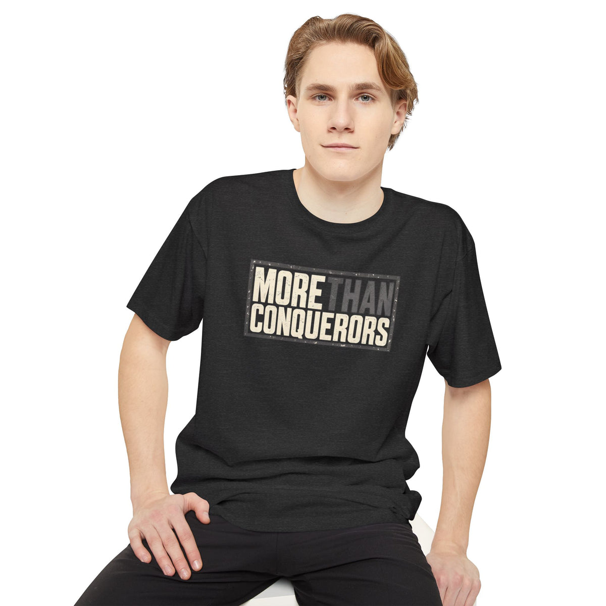 More Than Conquerors Long Tee — product view 11