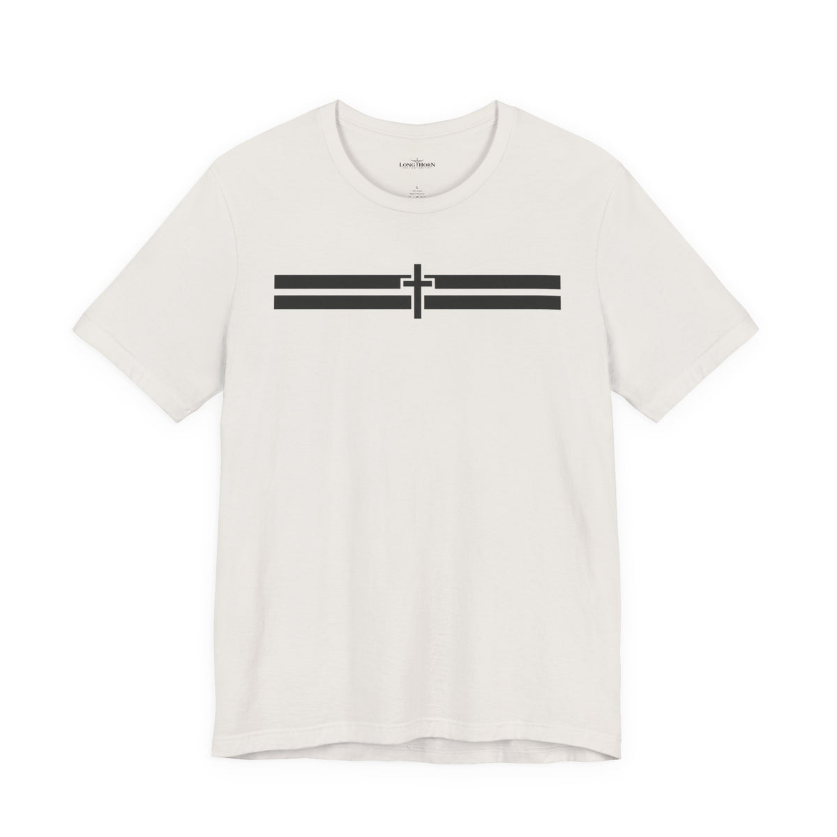 CROSS STRIPE Tee - Light — product view 6