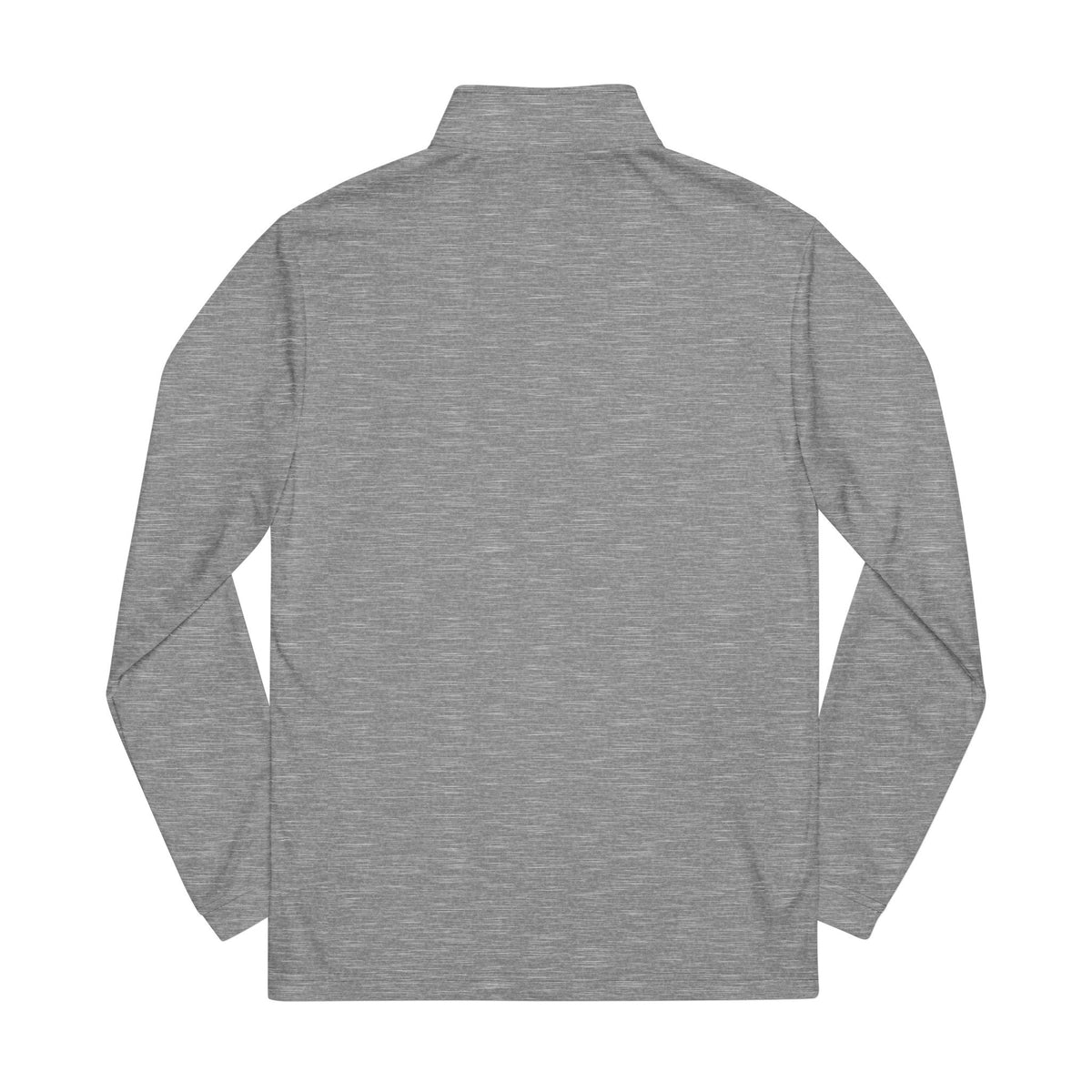 LFD adidas Quarter-Zip — Black Heather, back view
