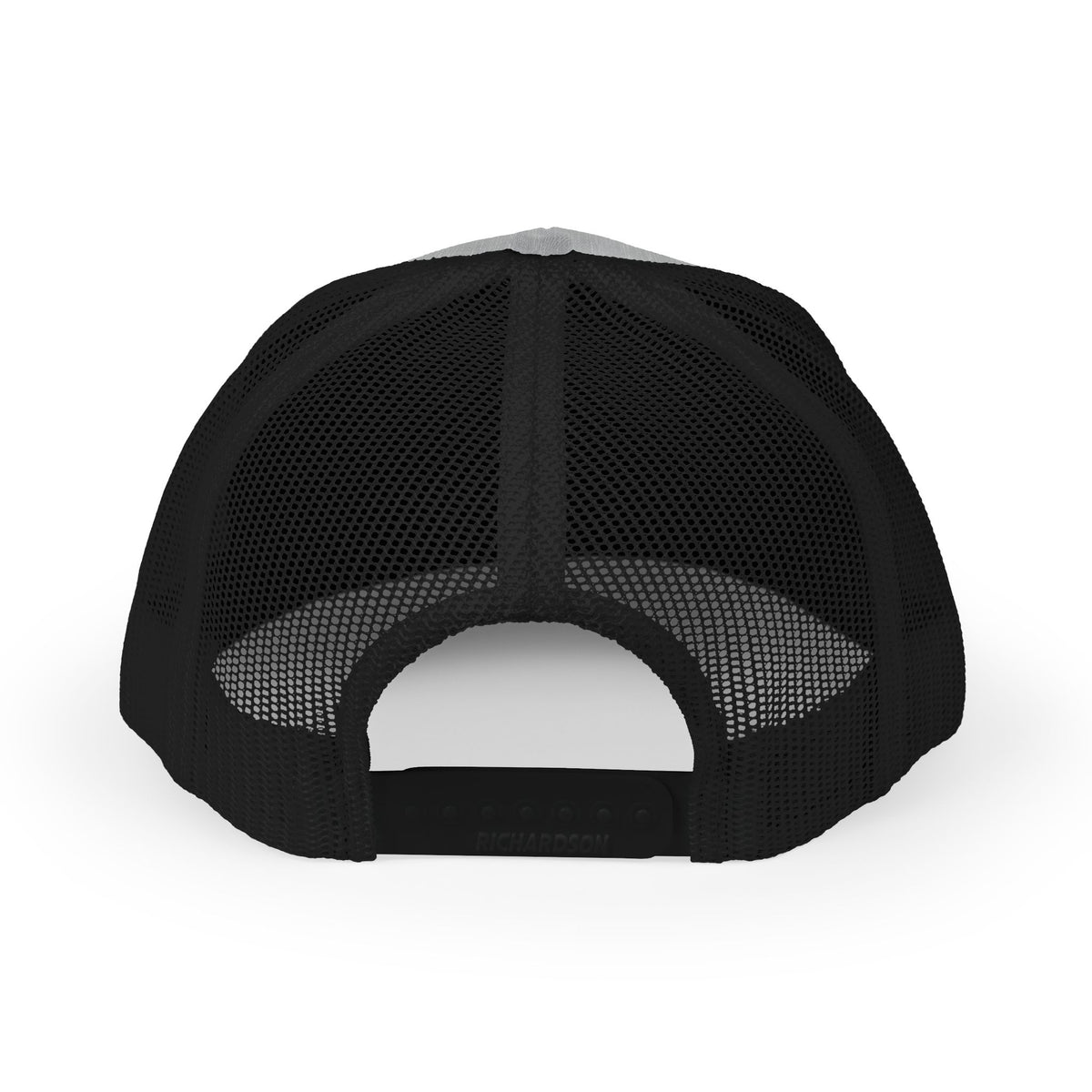 Cross Trucker Hat — Black mesh back and snap closure