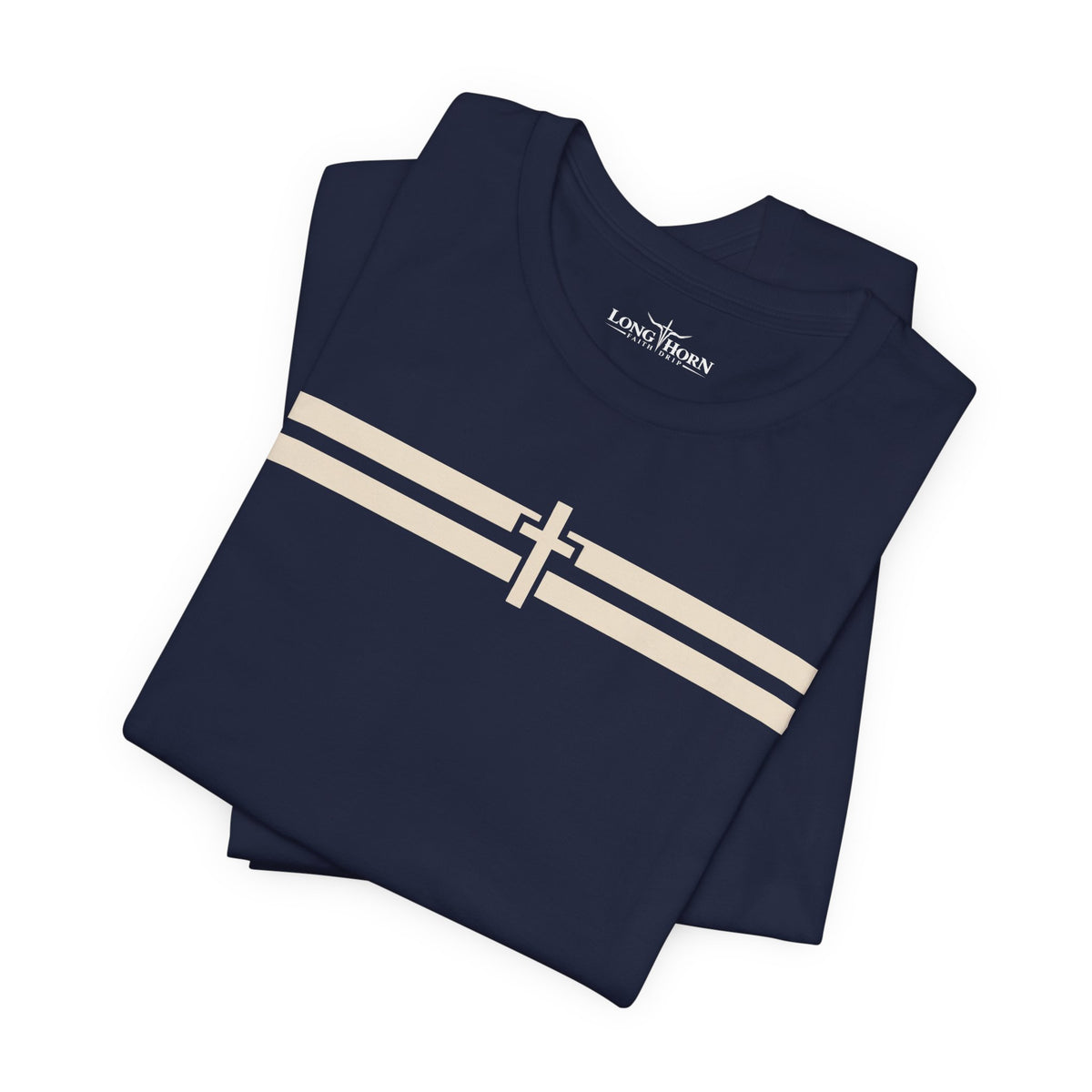 CROSS STRIPE Tee - Dark — product view 19