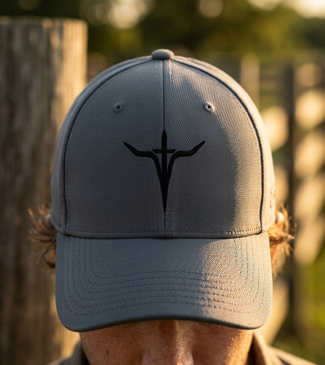 LFD Under Armour Cap - White & Graphite - structured cap product photo
