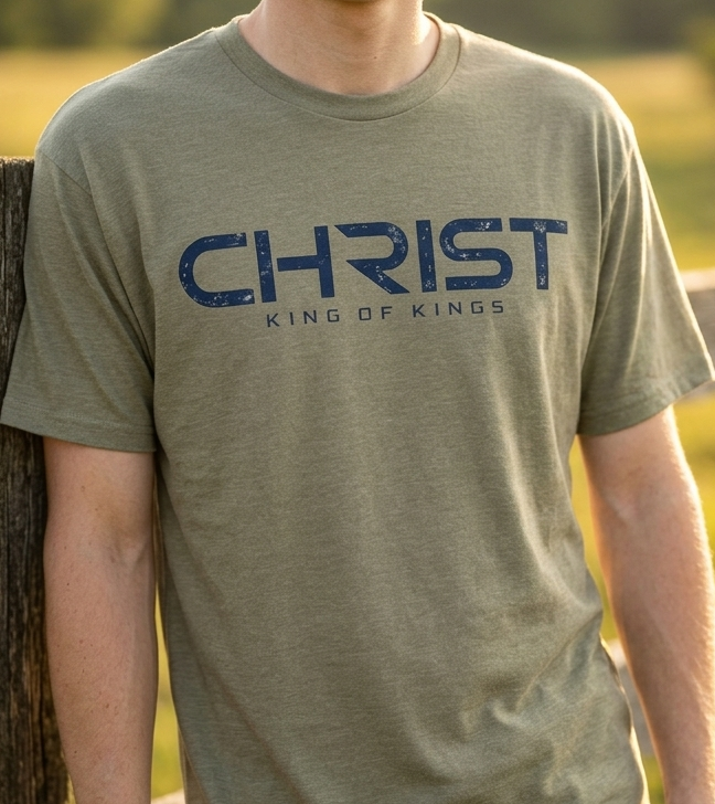 Christ Long Body Tee - long body crew neck t-shirt product photo
