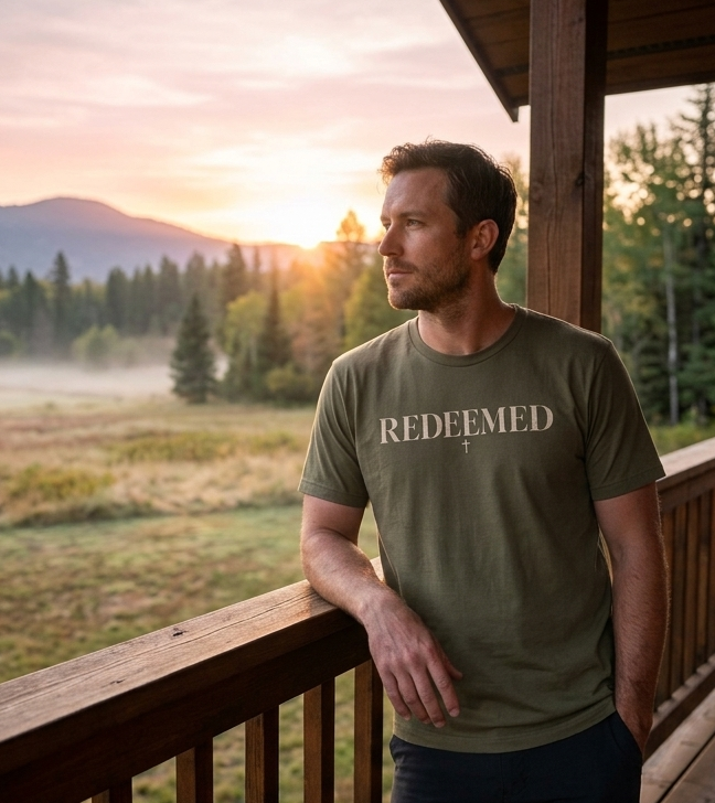 REDEEMED Tee — product view 3