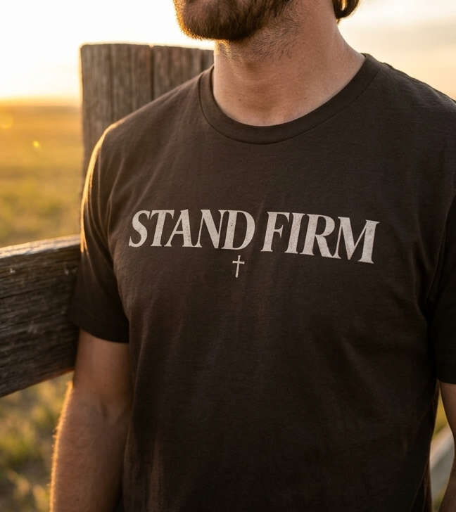 Stand Firm Tee - crew neck t-shirt product photo