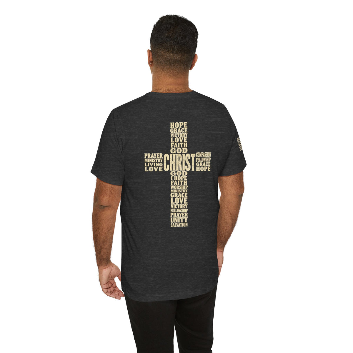 Christ Word Art Graphic Tee — product view 10