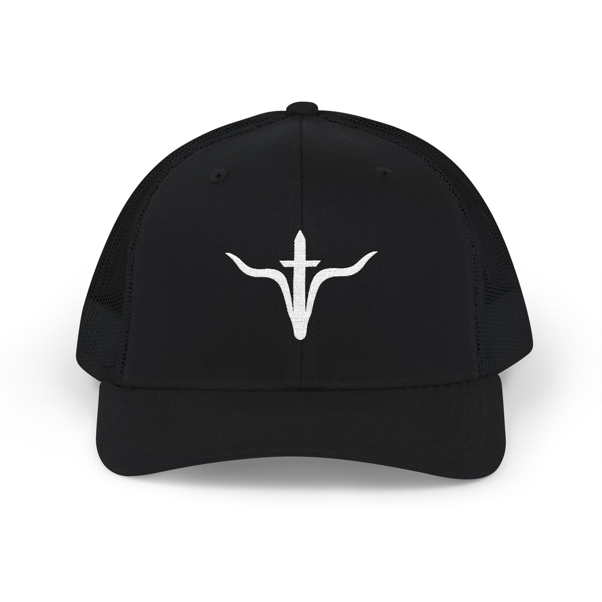 LFD Signature Trucker Hat — Black, front view