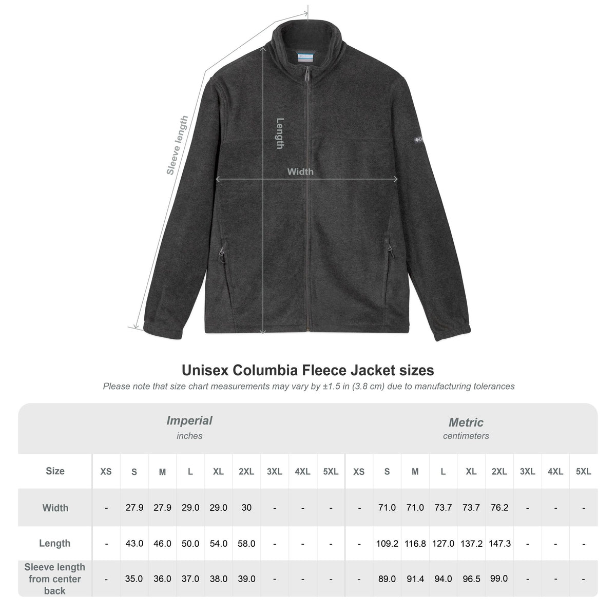 LFD Columbia Fleece Jacket — product view 8