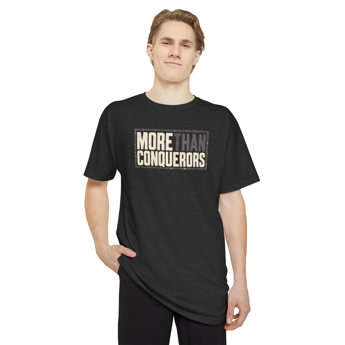 More Than Conquerors Long Tee — product view 9