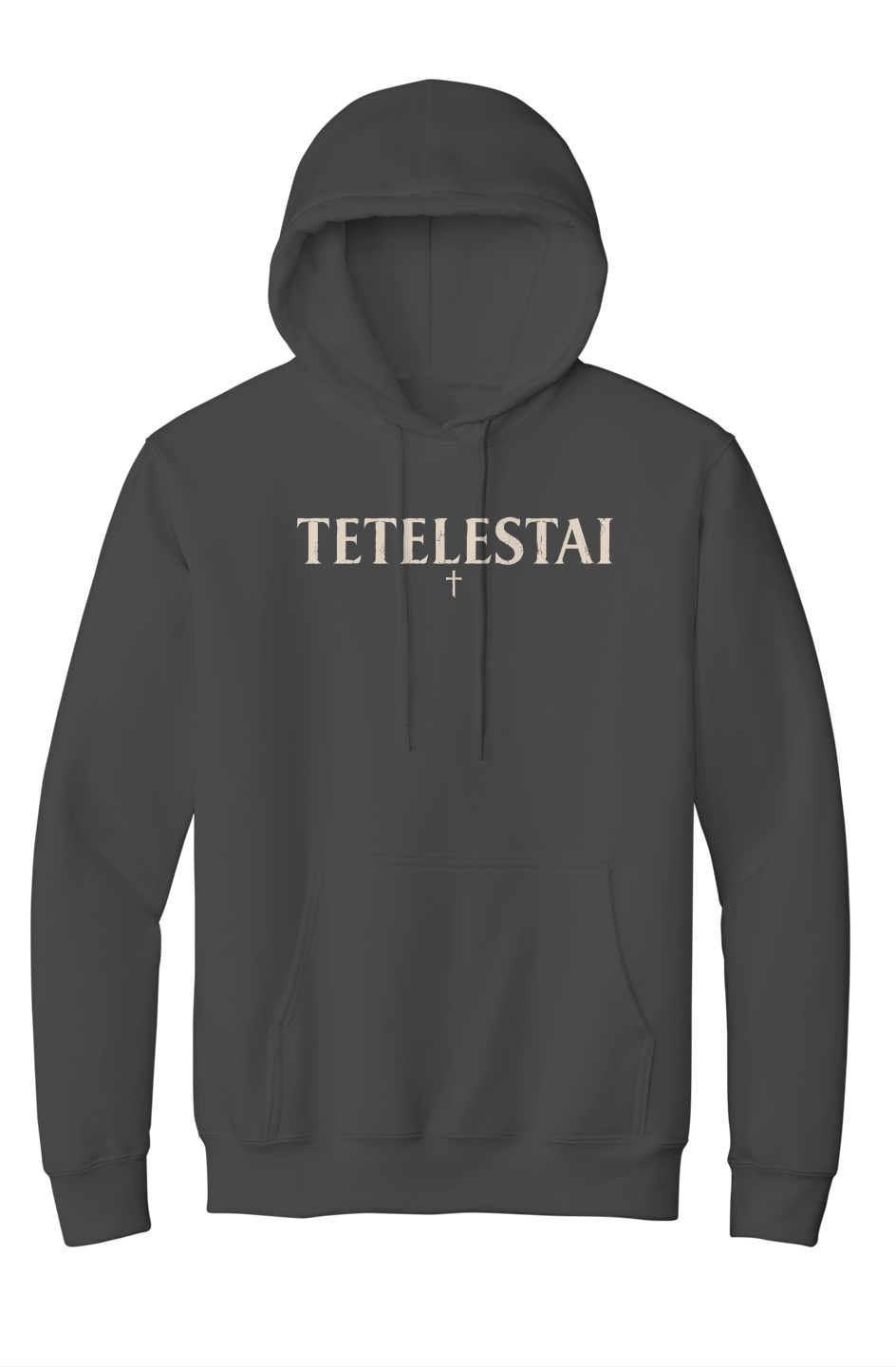 Tetelestai Tall Fleece Hoodie, additional view 2