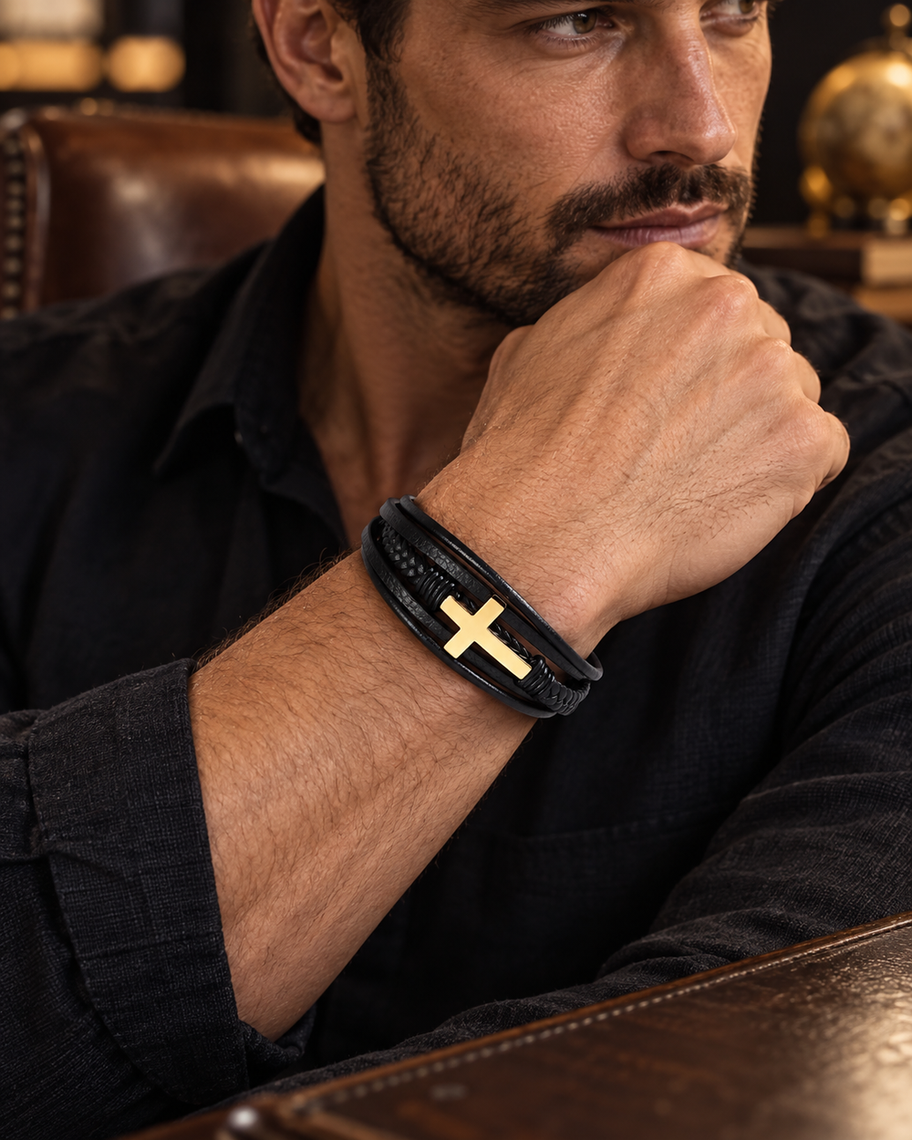 Leather Cuff Bracelet