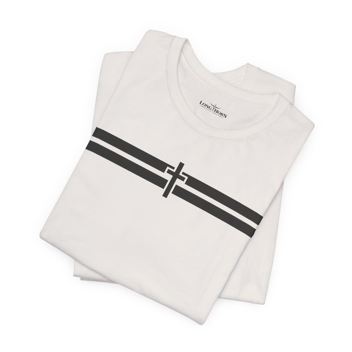 CROSS STRIPE Tee - Light — product view 12