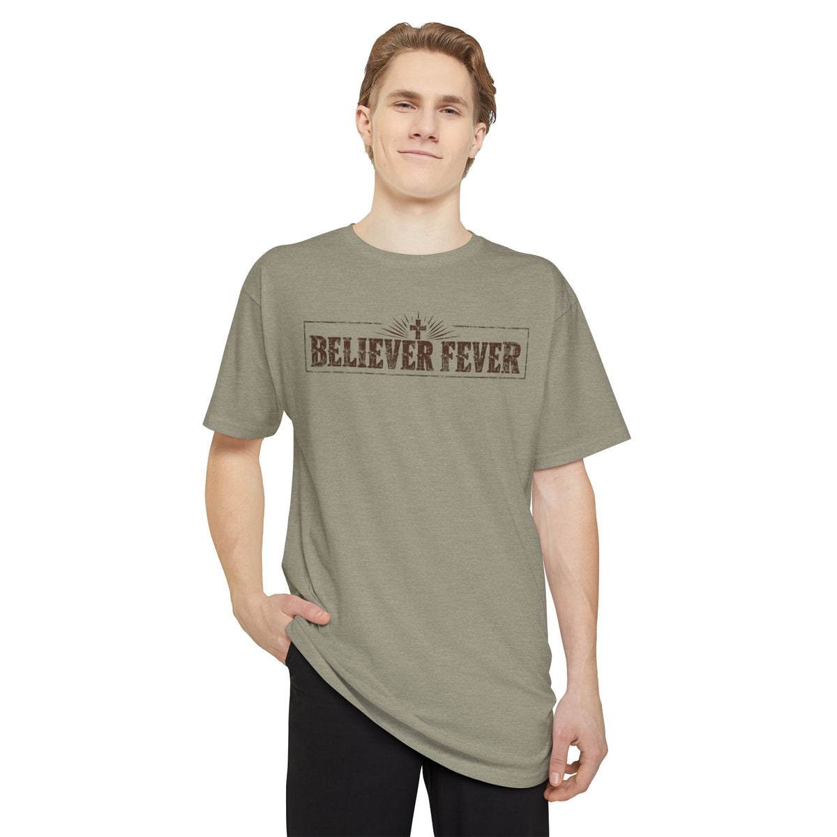 Believer Fever Long Body Tee, additional view 4