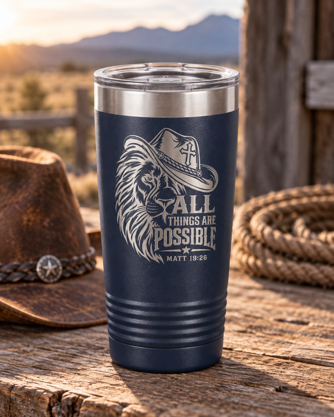 All Things Are Possible Tumbler — product view 1