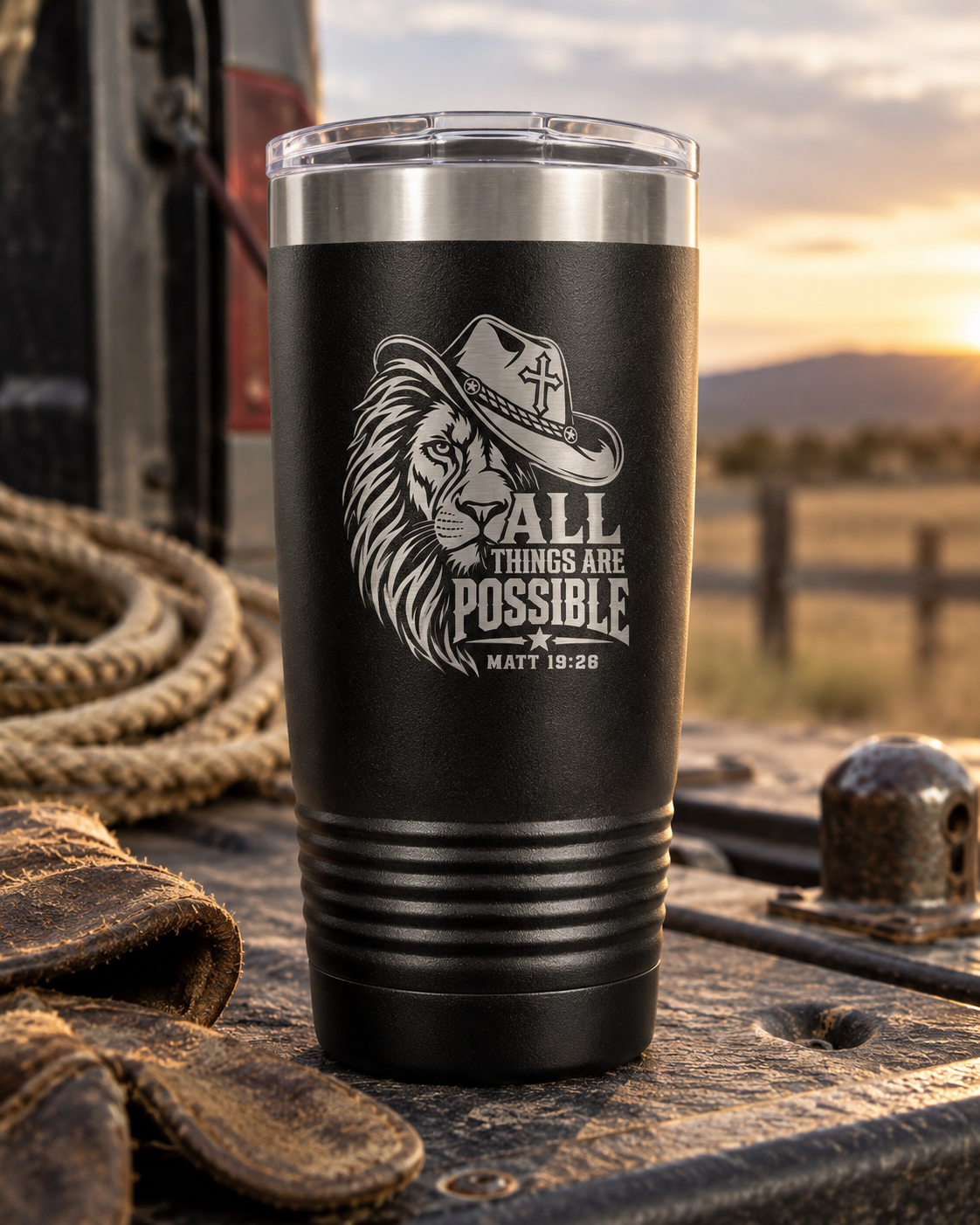 All Things Are Possible Tumbler — product view 3
