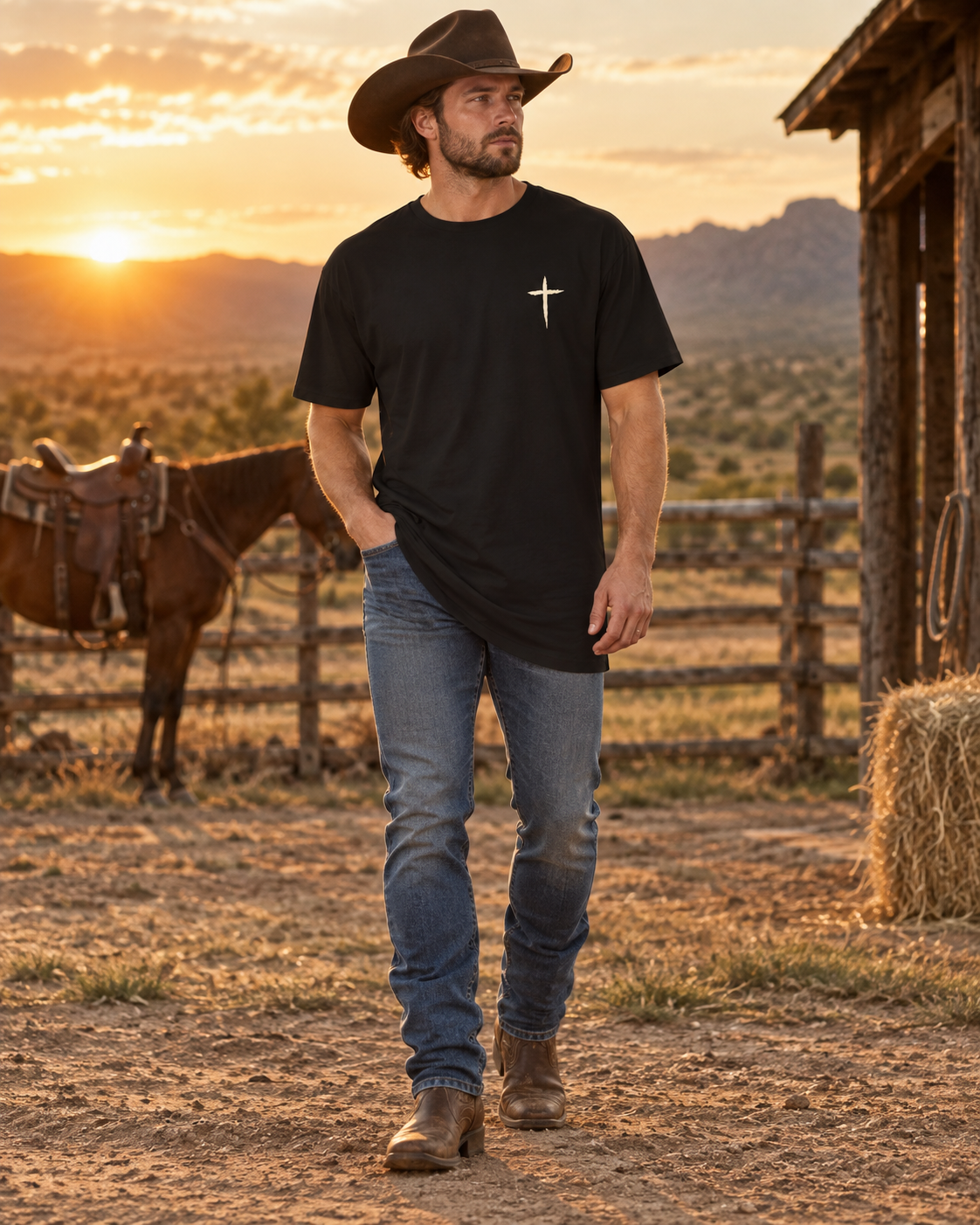 The Cross - Long Tee — product view 2