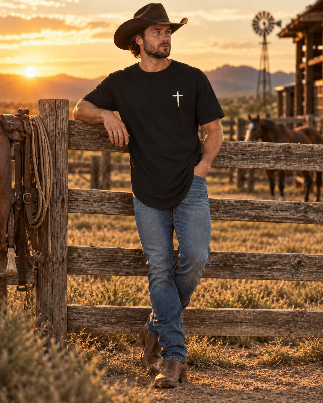 The Cross - Long Tee — product view 4