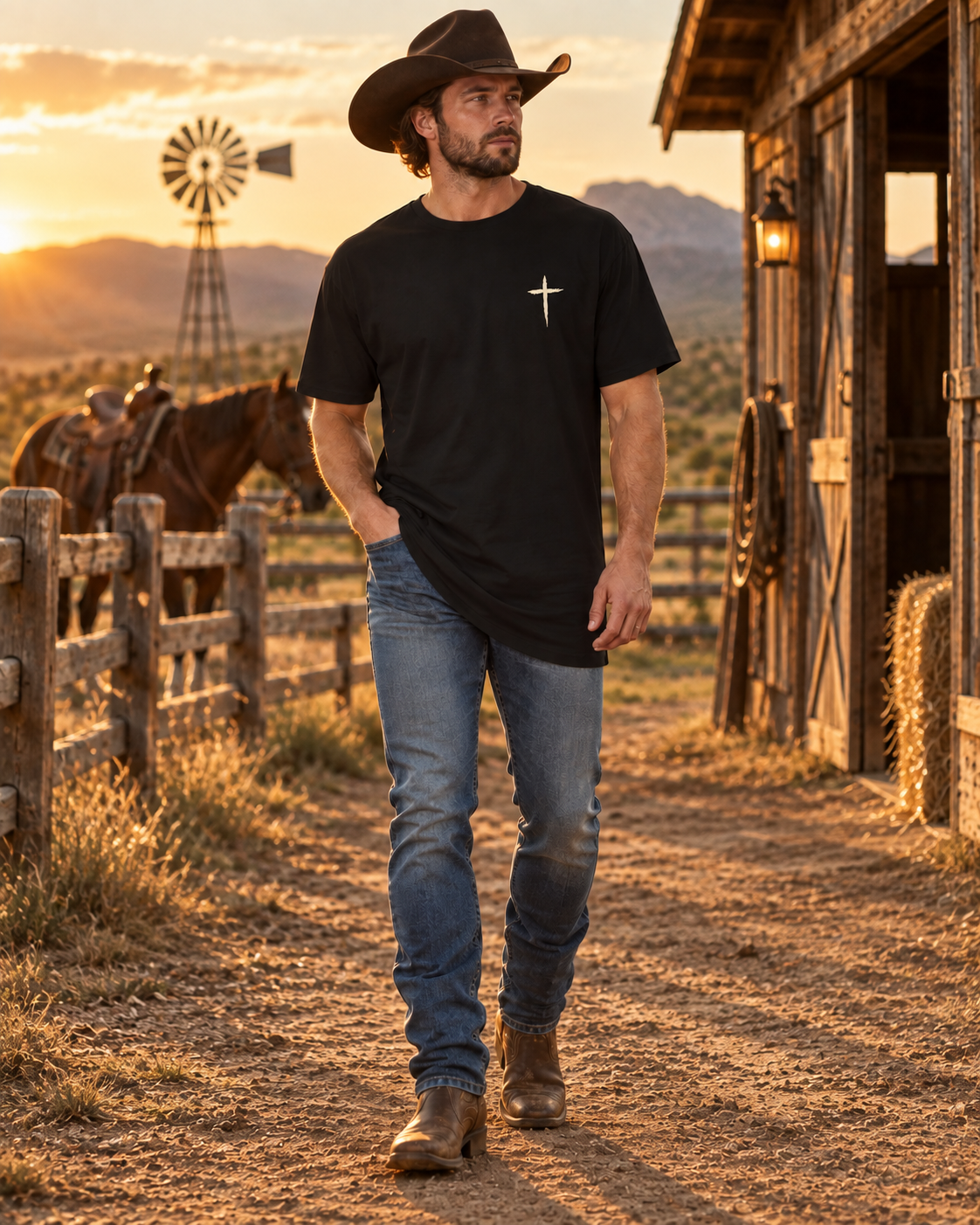 The Cross - Long Tee — product view 5