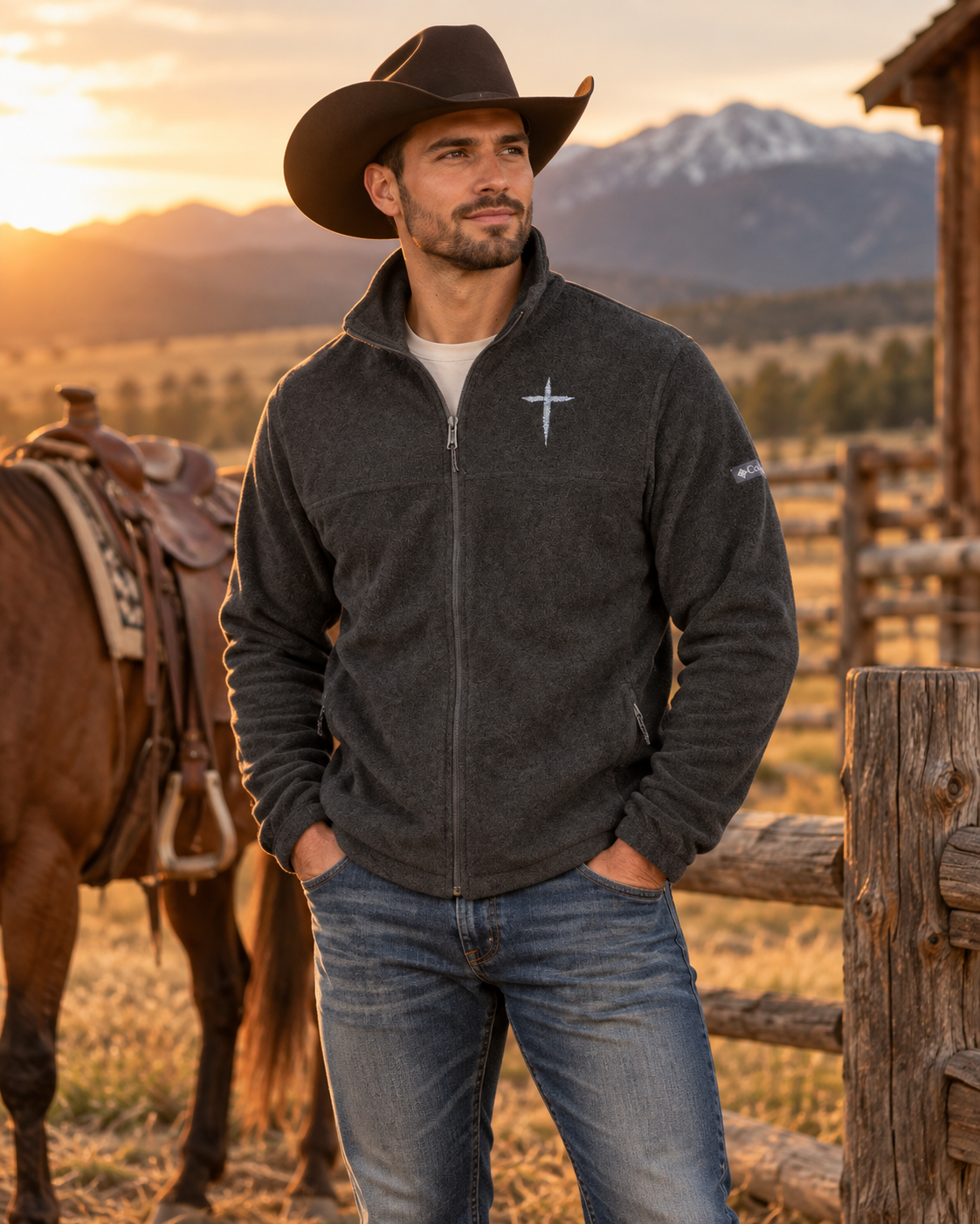 LFD Columbia Fleece Jacket — product view 2