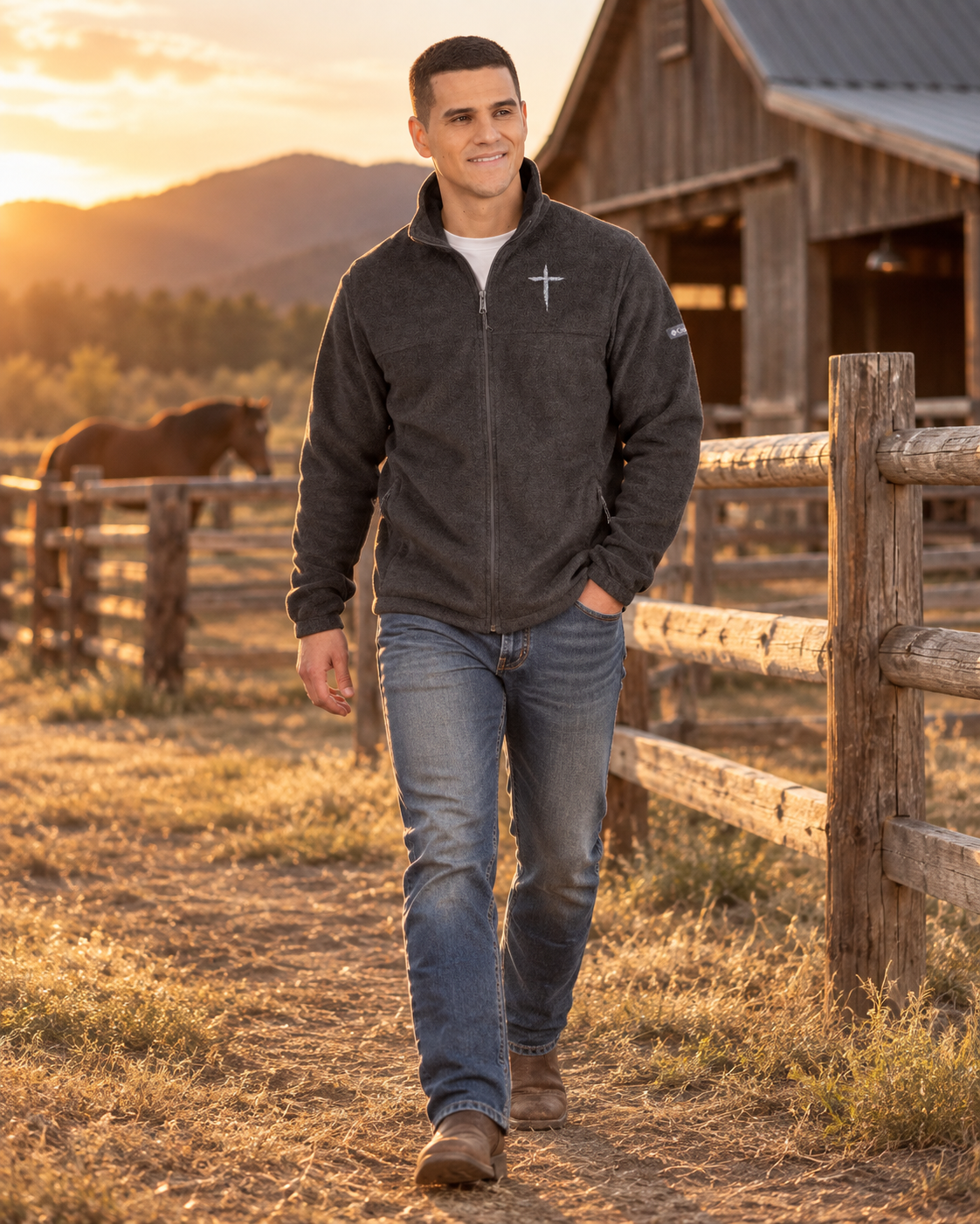 LFD Columbia Fleece Jacket — product view 4