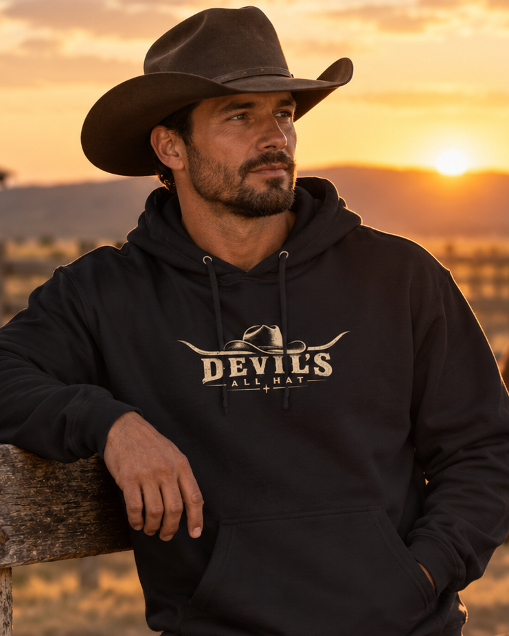 Devil's All Hat Hoodie — product view 1