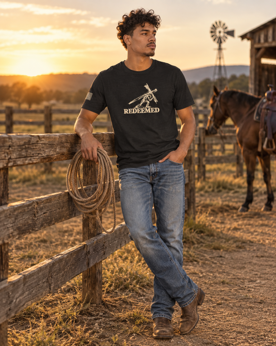 REDEEMED Graphic Tee — product view 5
