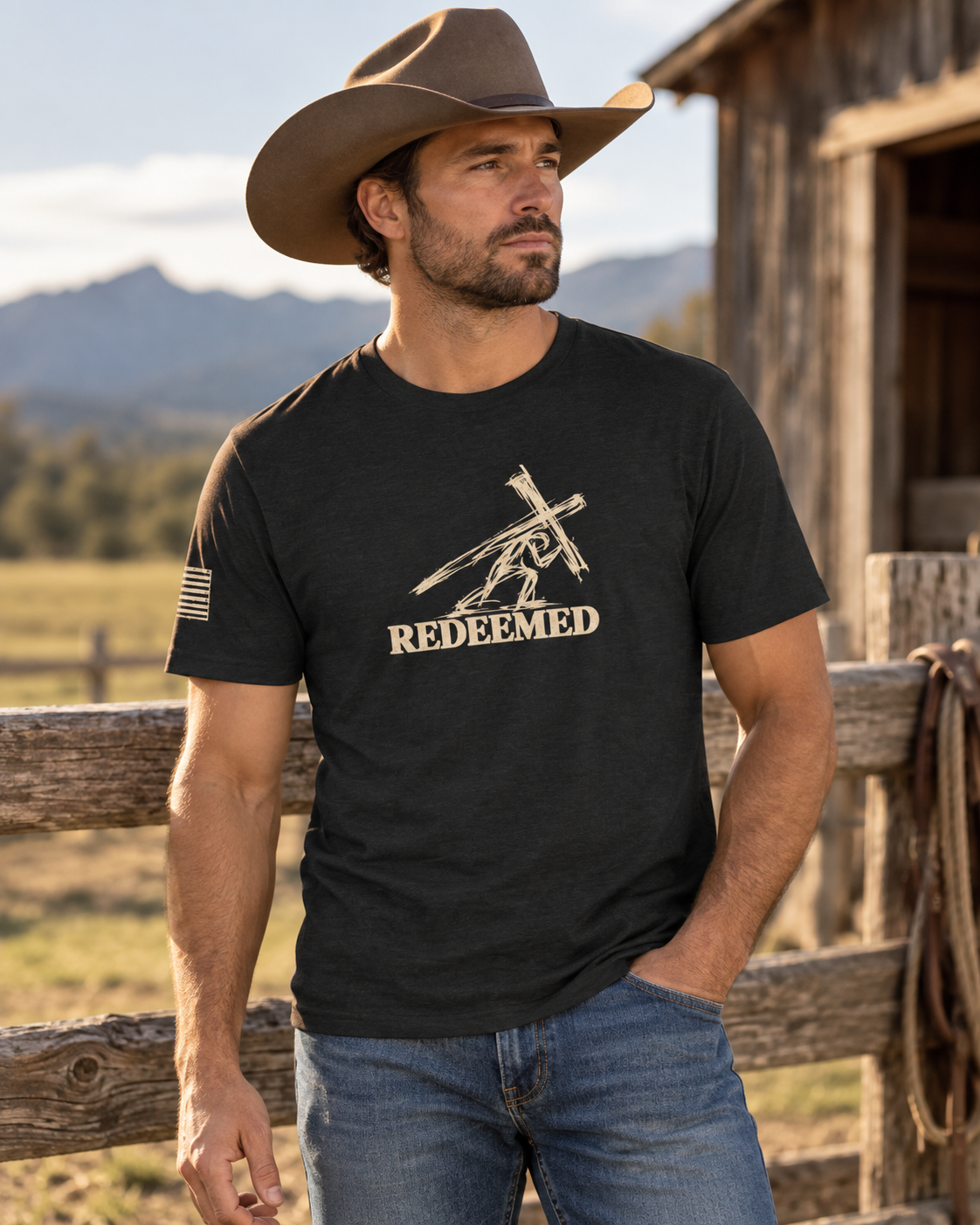 REDEEMED Graphic Tee — product view 4