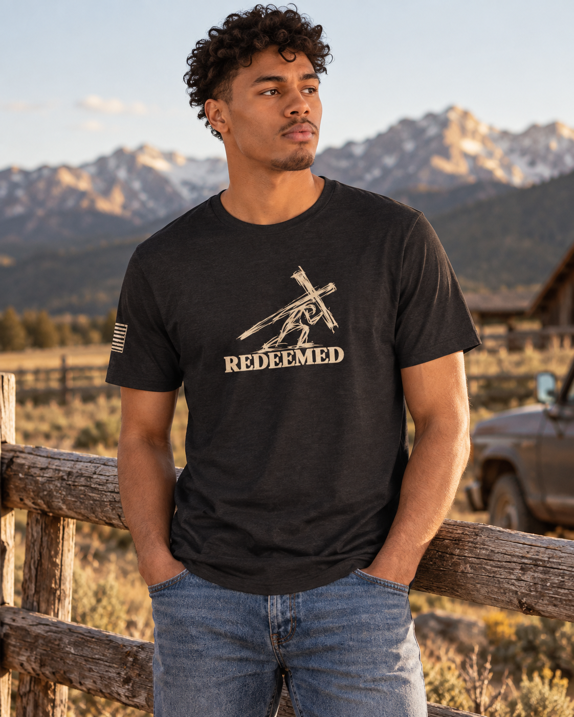 REDEEMED Graphic Tee — product view 2