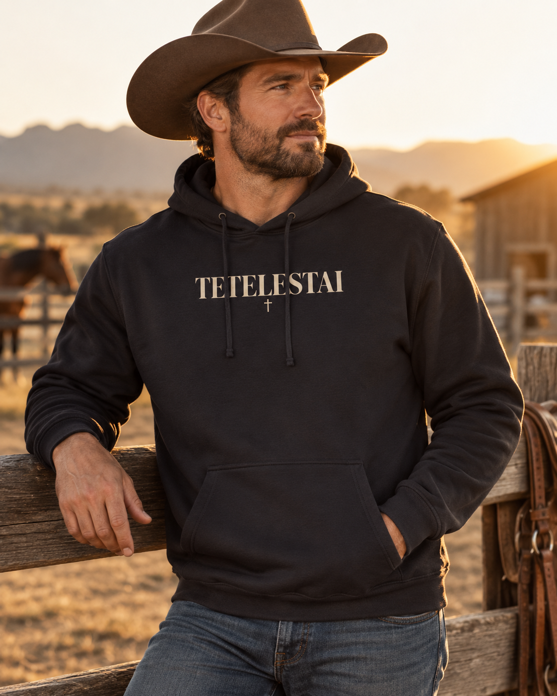 Tetelestai Hoodie — product view 1