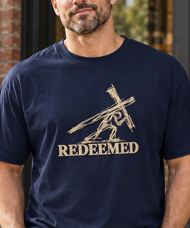 Redeemed Long Tee — product view 1