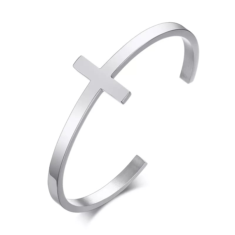 LFD Emblem Steel Cuff Bracelet — product view 8