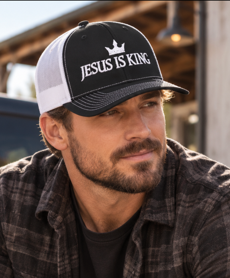 Jesus Is King Richardson Trucker Hat